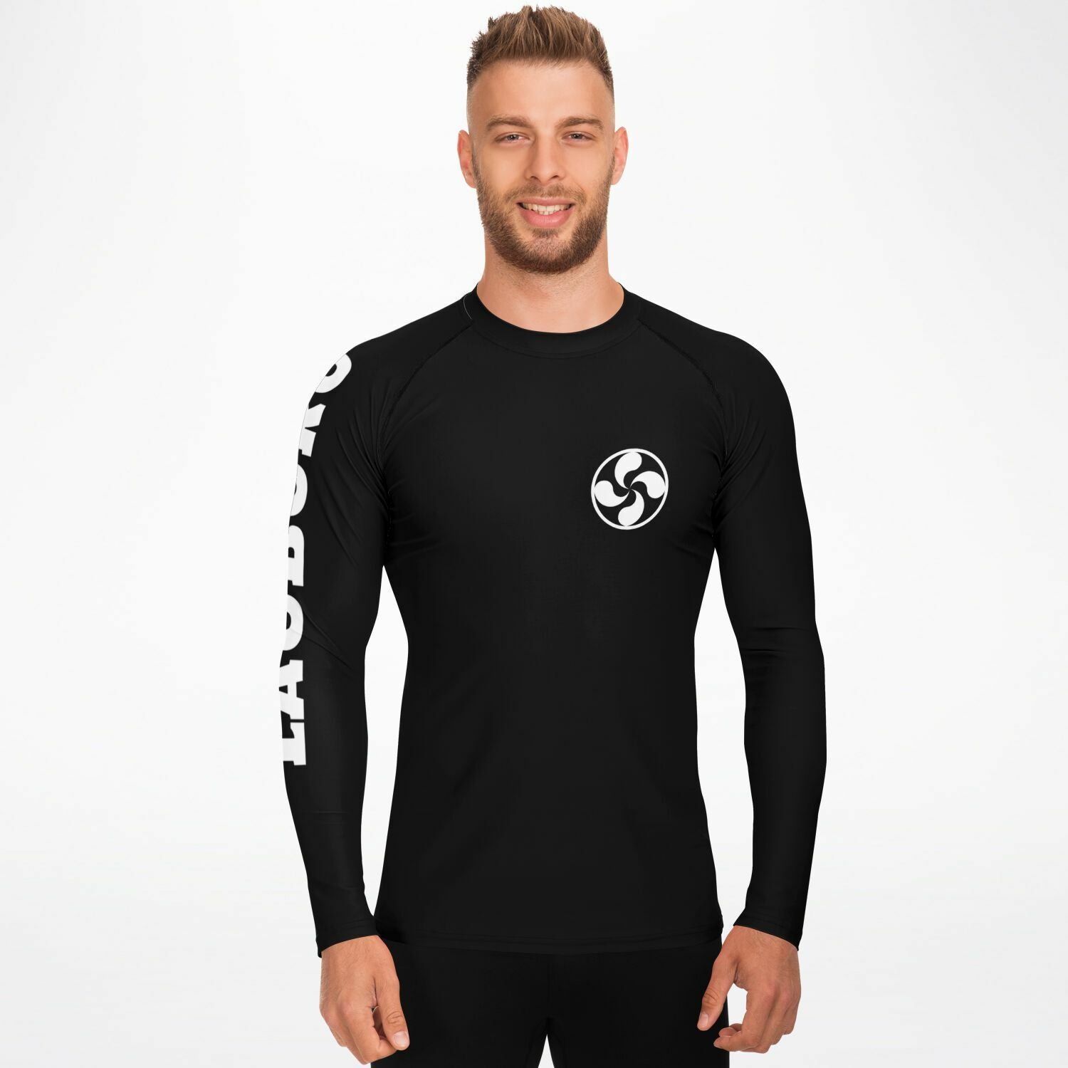 Men's Rashguard - Black — Lauburu Grappling (Image 3)