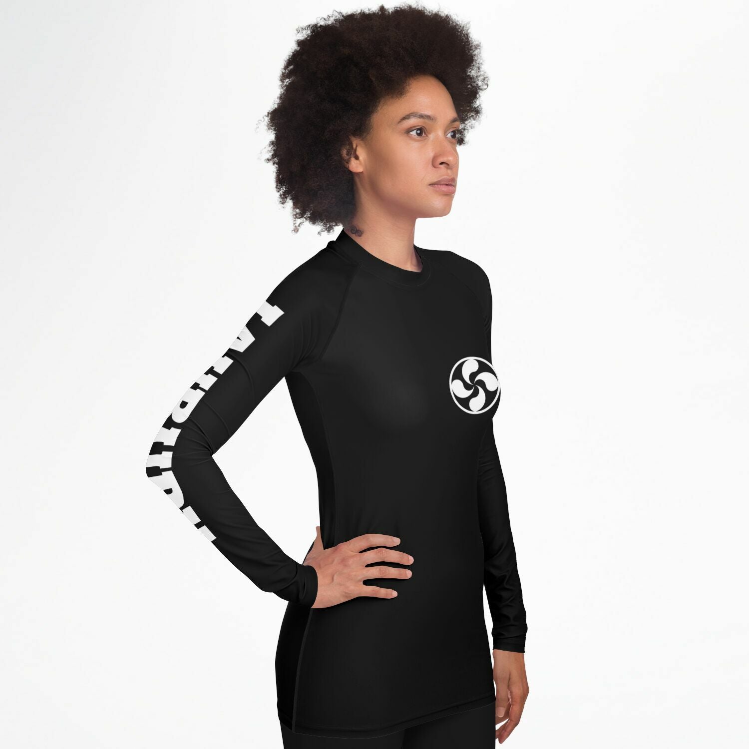 Women's Rashguard - Black — Lauburu Grappling (Image 6)