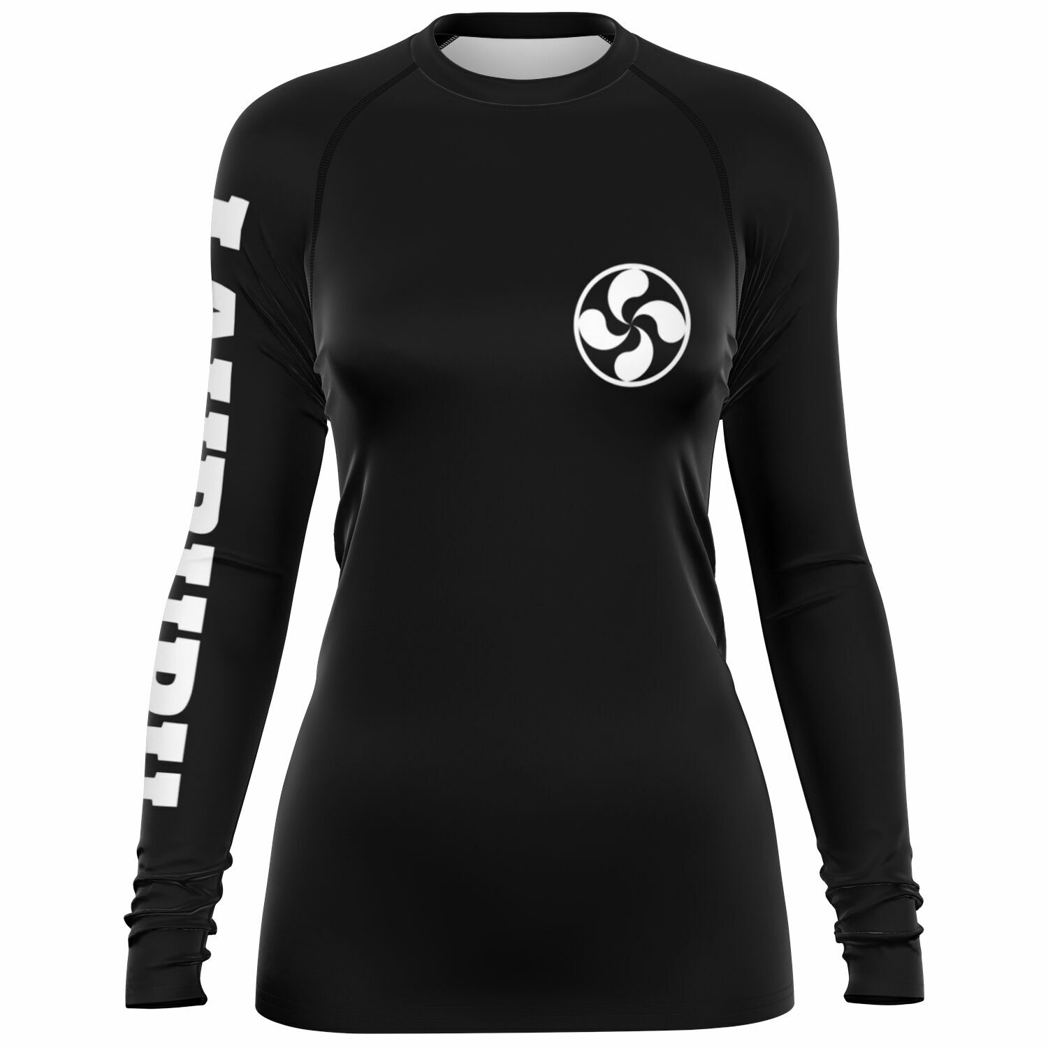 Women's Rashguard - Black — Lauburu Grappling (Image 1)