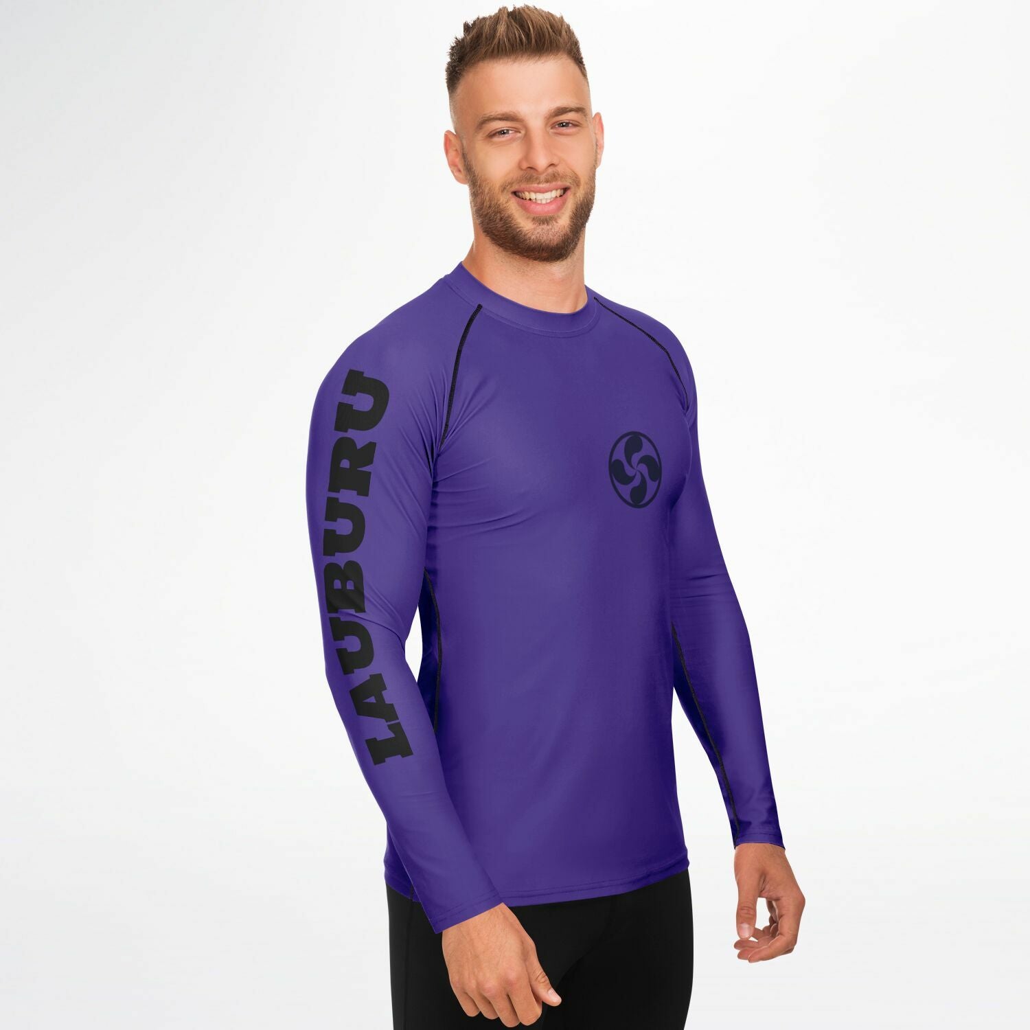 Men's Rashguard - Purple — Lauburu Grappling (Image 5)