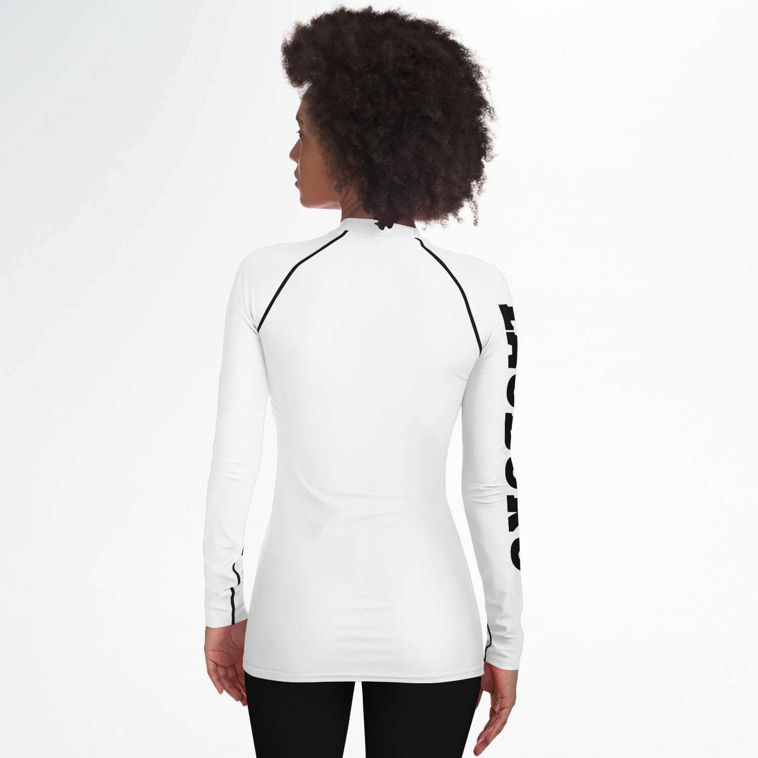 Women's Rashguard - White — Lauburu Grappling (Image 3)