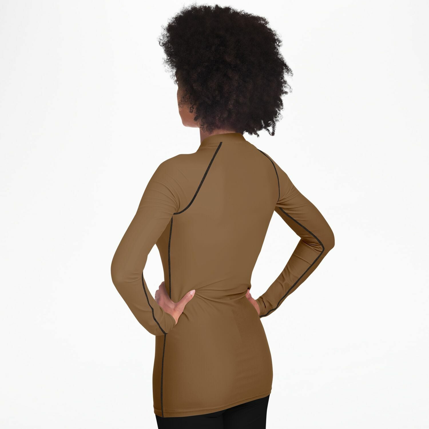 Women's Rashguard - Brown — Lauburu Grappling (Image 5)