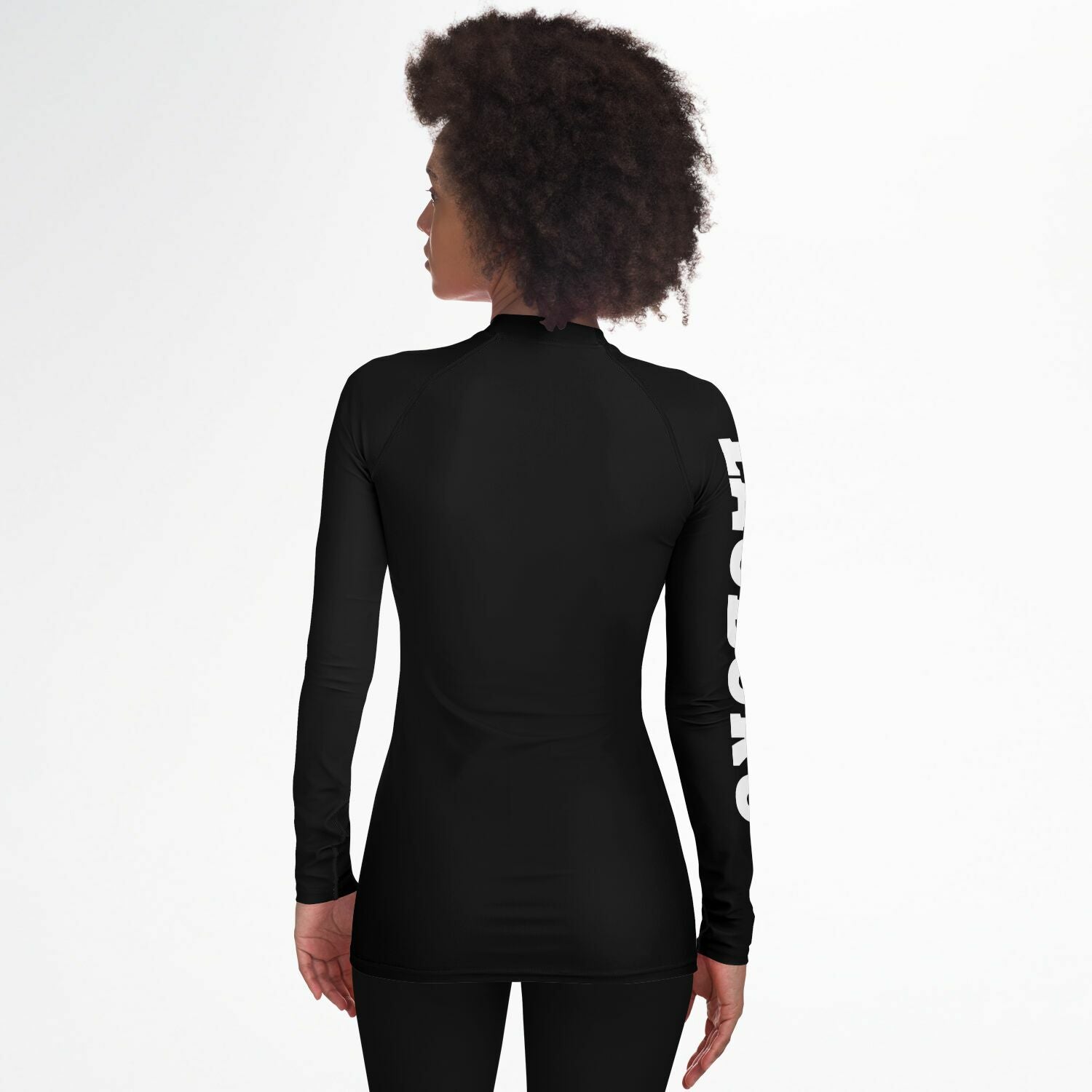 Women's Rashguard - Black — Lauburu Grappling (Image 3)