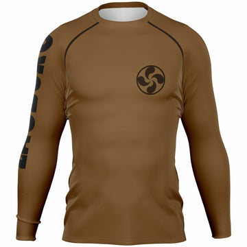Men's Rashguard - Brown