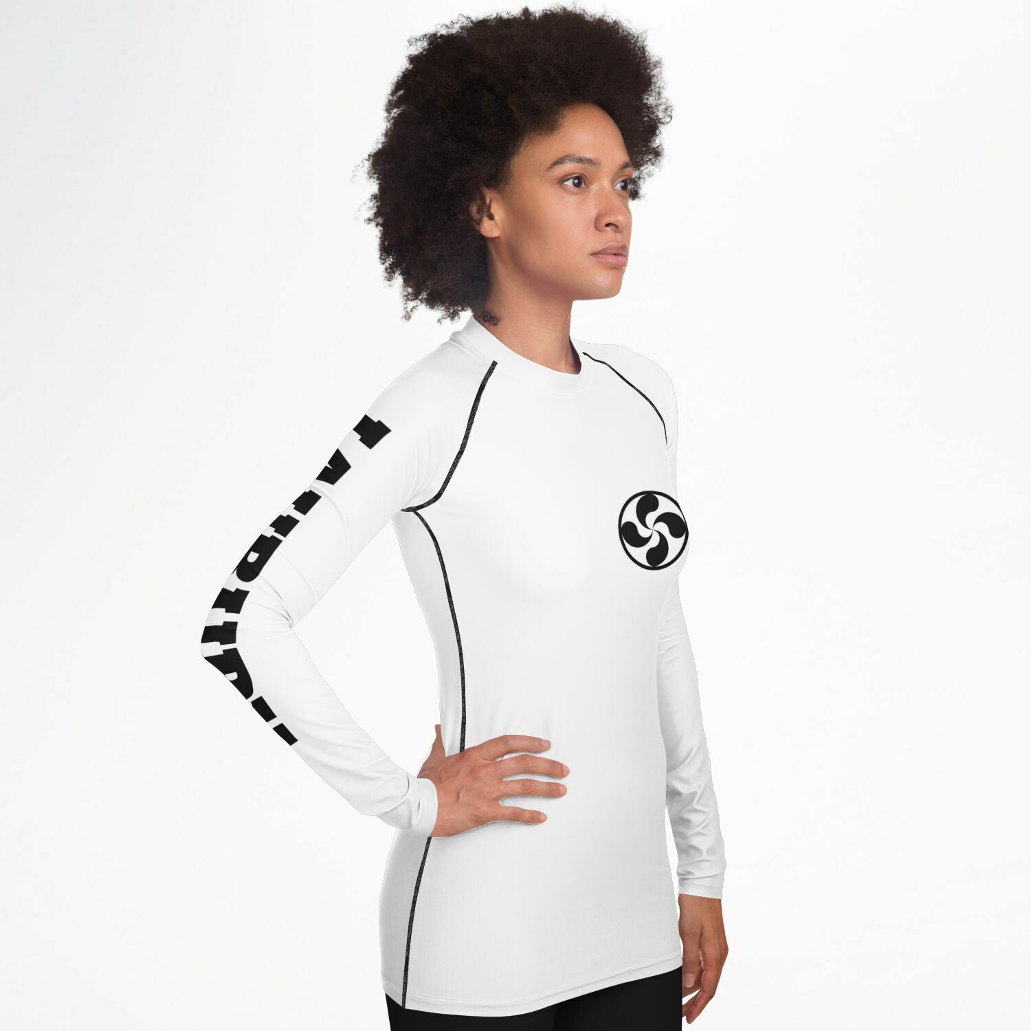 Women's Rashguard - White — Lauburu Grappling (Image 6)