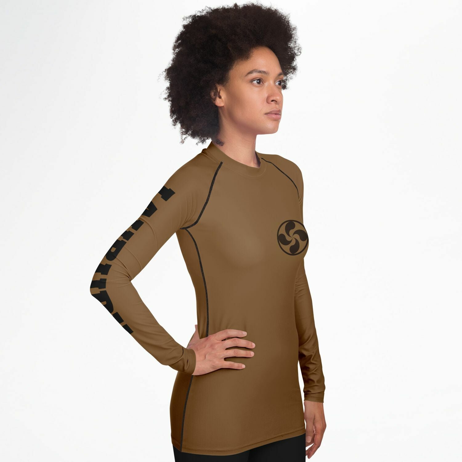 Women's Rashguard - Brown — Lauburu Grappling (Image 6)