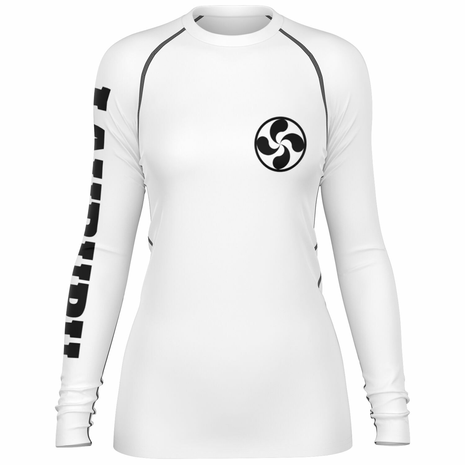Women's Rashguard - White — Lauburu Grappling (Image 1)