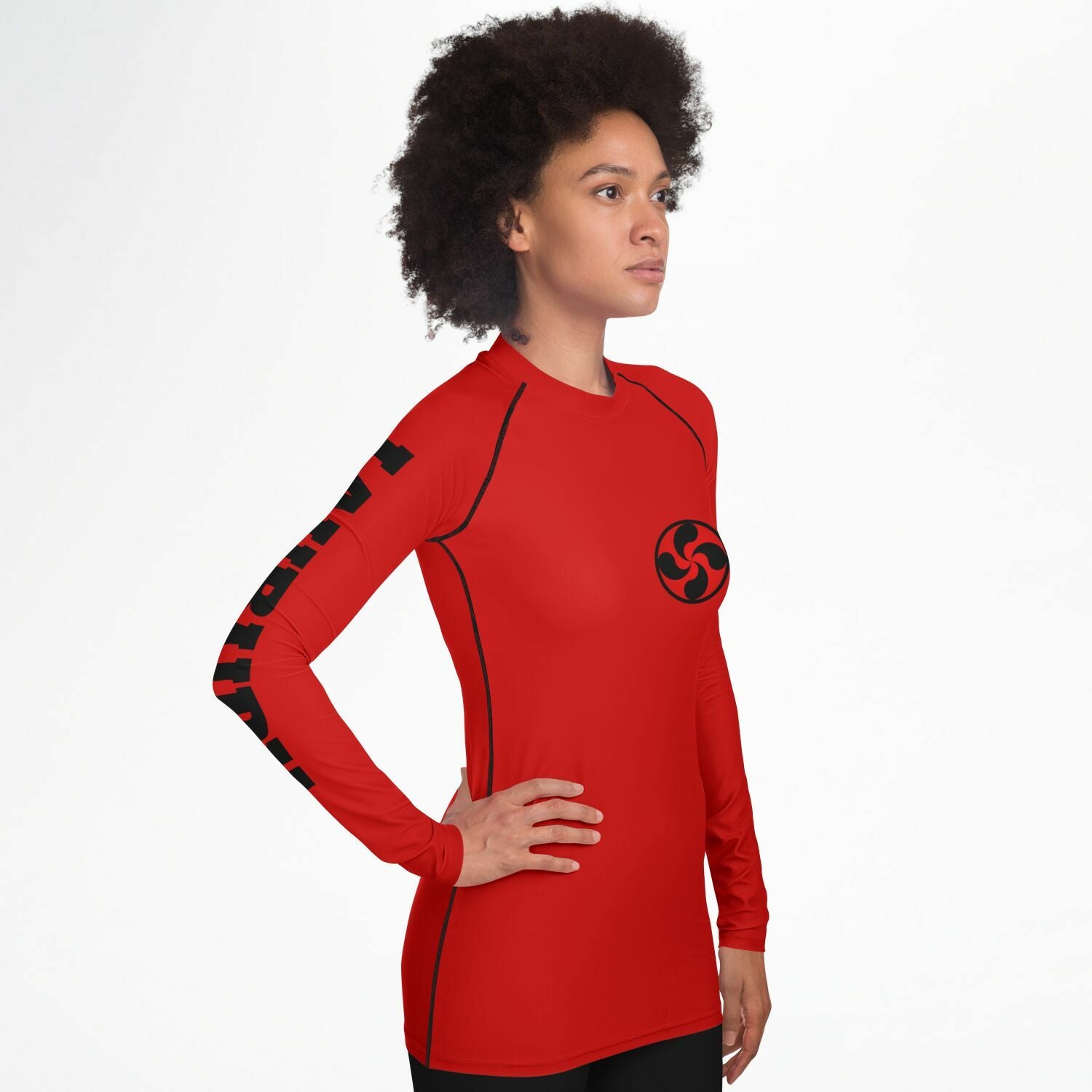 Women Rashguard - Red — Lauburu Grappling (Image 7)