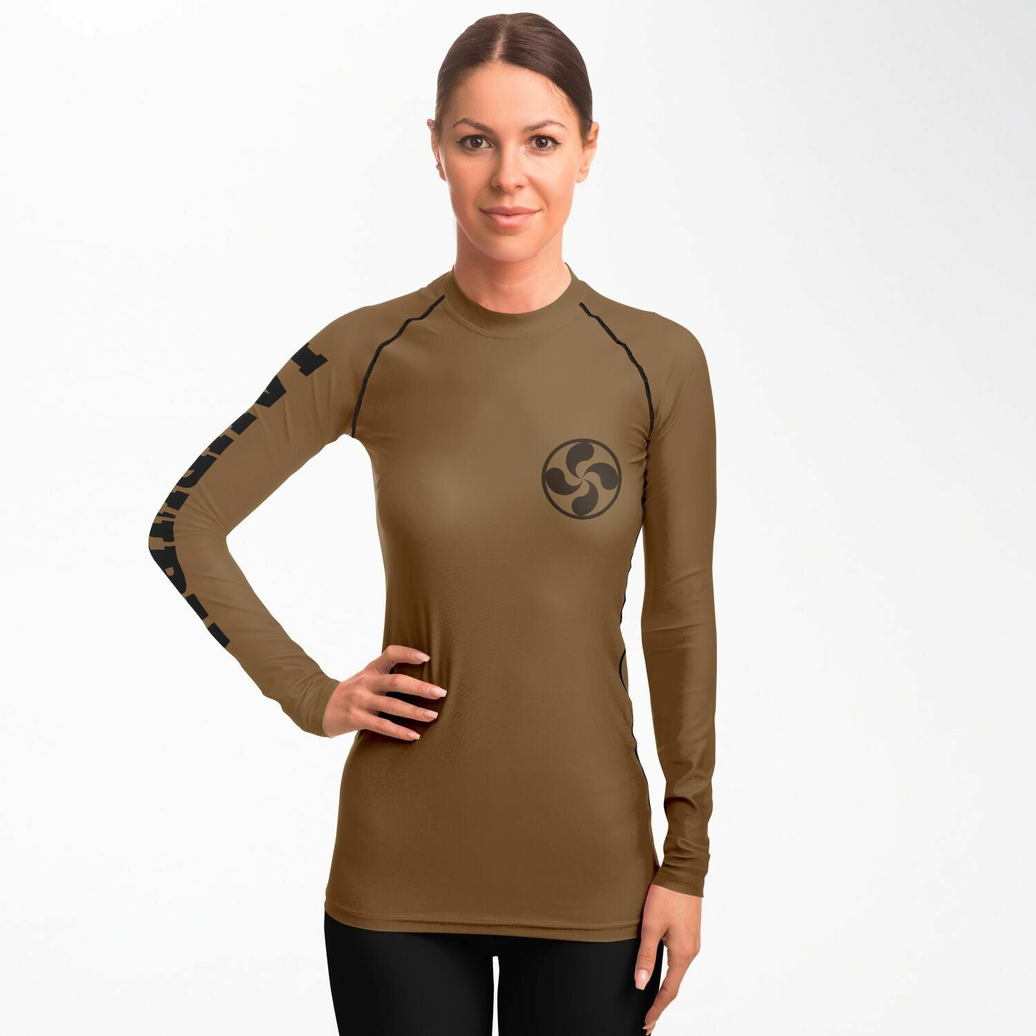 Women's Rashguard - Brown — Lauburu Grappling (Image 7)