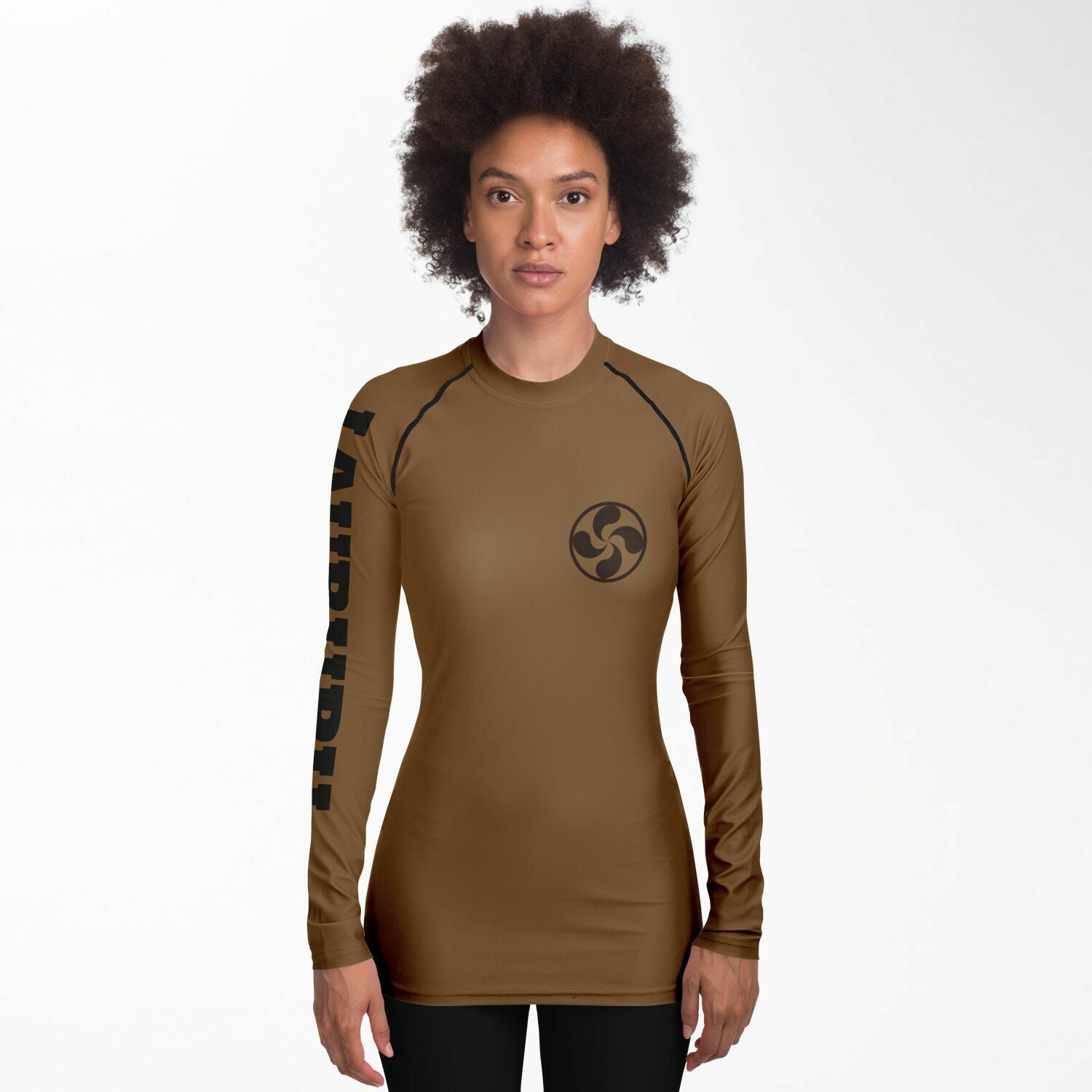 Women's Rashguard - Brown — Lauburu Grappling (Image 2)