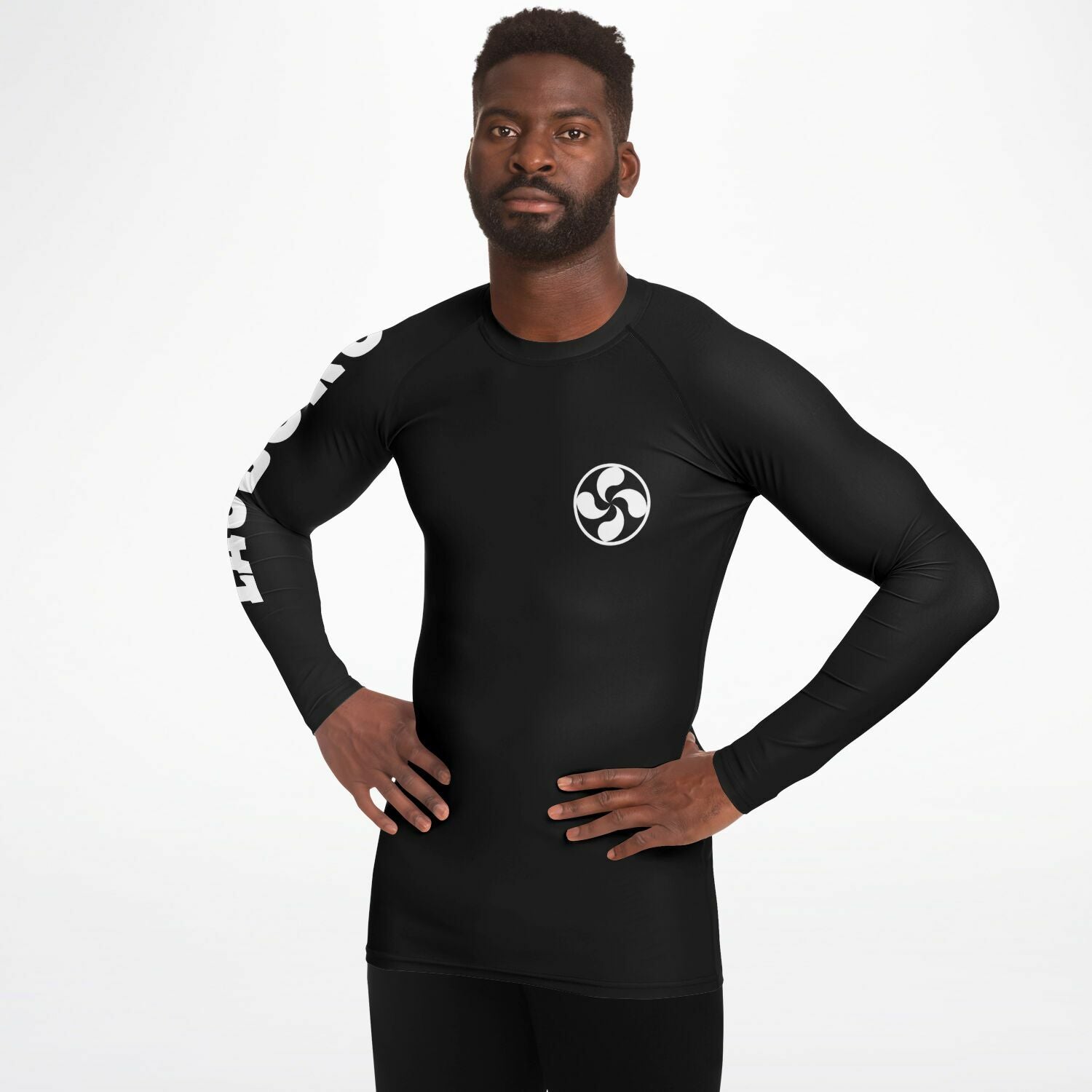 Men's Rashguard - Black — Lauburu Grappling (Image 7)