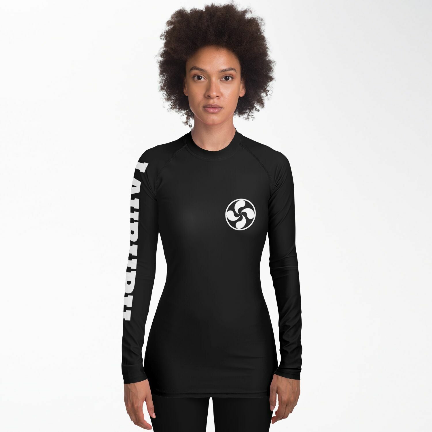 Women's Rashguard - Black — Lauburu Grappling (Image 2)
