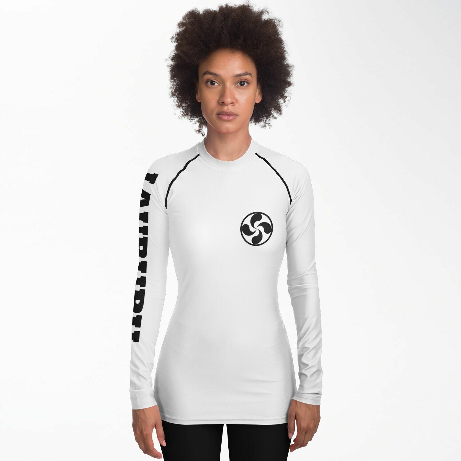 Women's Rashguard - White — Lauburu Grappling (Image 2)