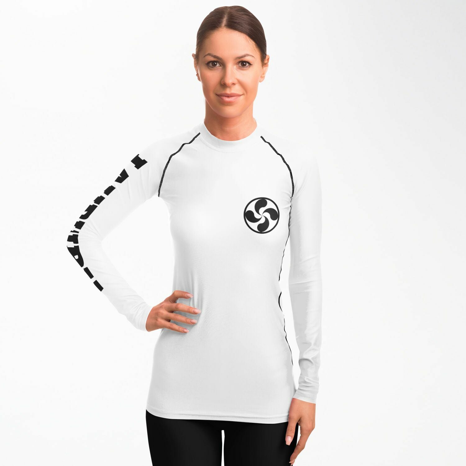 Women's Rashguard - White — Lauburu Grappling (Image 7)