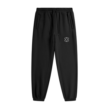Black Unisex Heavyweight Fleece Joggers