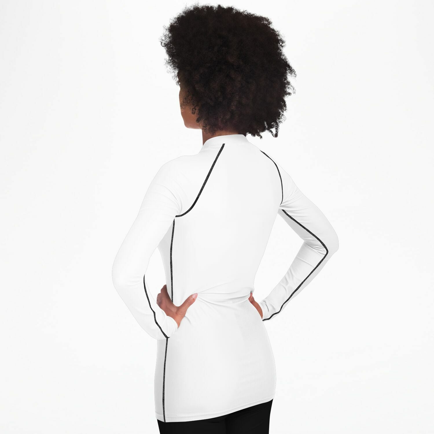 Women's Rashguard - White — Lauburu Grappling (Image 5)