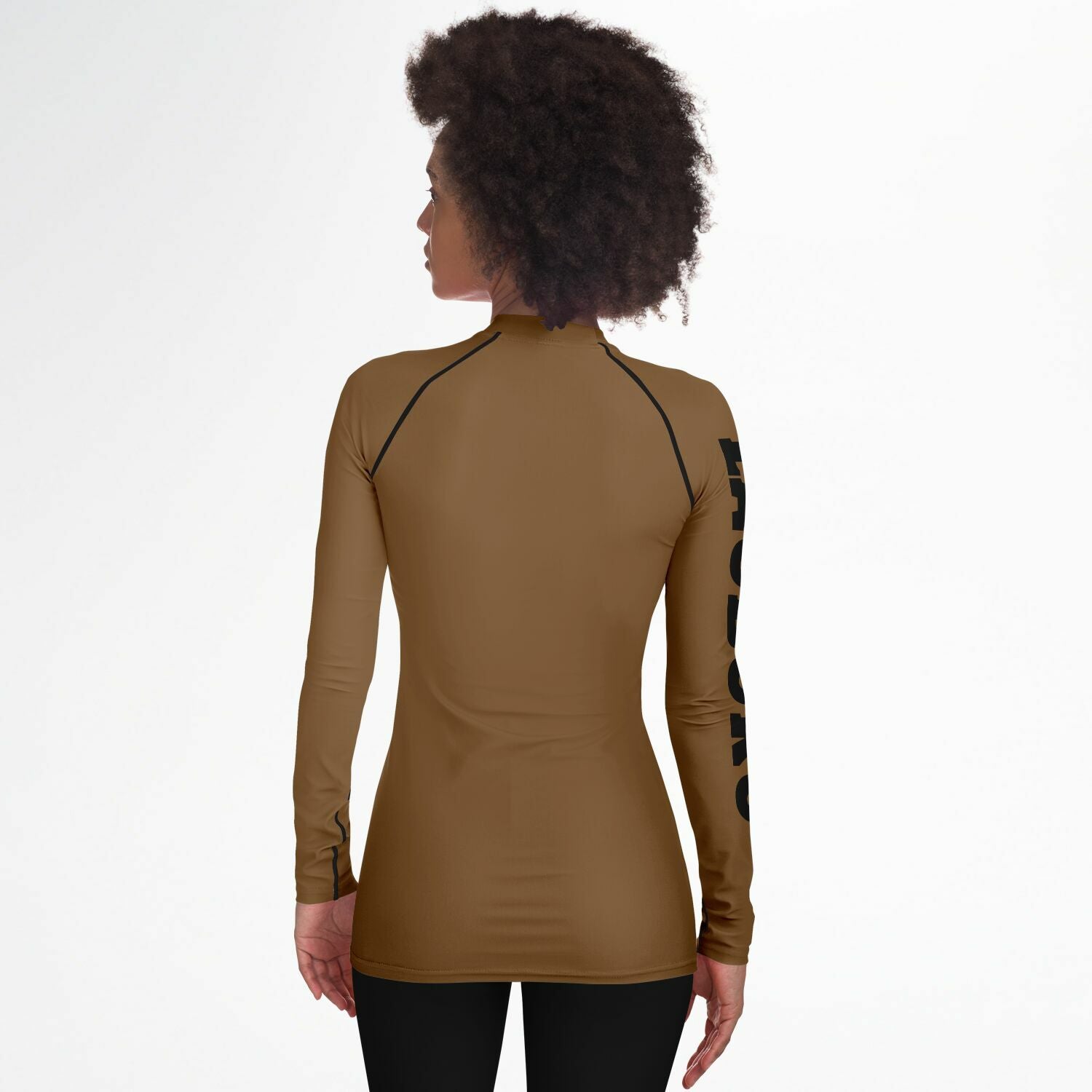 Women's Rashguard - Brown — Lauburu Grappling (Image 3)
